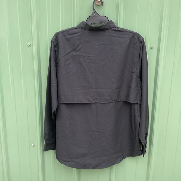 Men’s Montana Griz Sun Protection Fishing Outdoor Long Sleeve Button Front Shirt - Picture 4 of 5